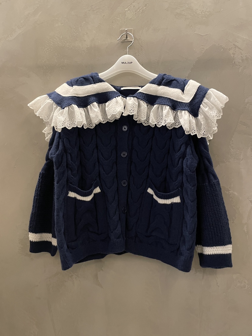 MULCUP東大門㊣實拍女士新品人氣時尚熱賣休閑推薦毛衣開衫MULCUP毛衣圖色2