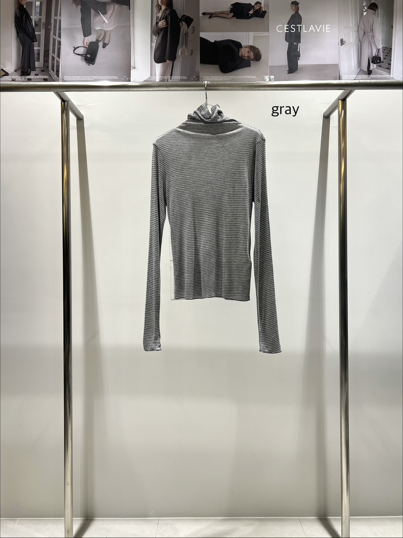 CESTLAVIE韓國直郵㊣女士新款推薦人氣熱賣休閑長袖T恤柔軟CESTLAVIE長袖T恤圖色1