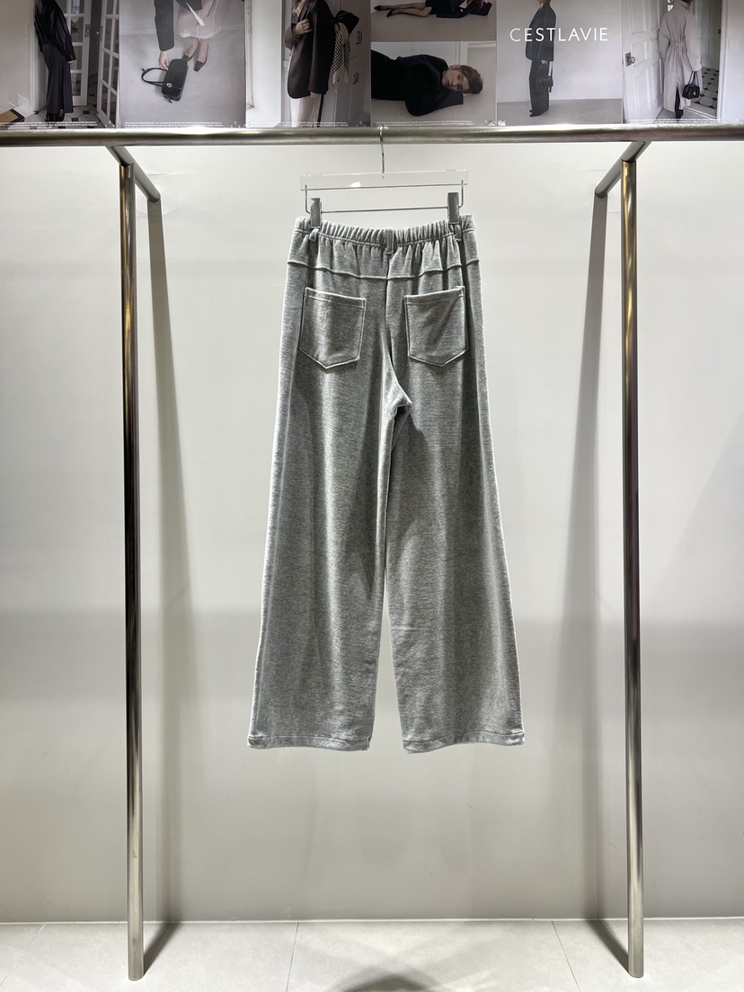 CESTLAVIE韓國代購㊣女士新款人氣休閑熱賣推薦休閑褲天鵝絨CESTLAVIE休閑褲