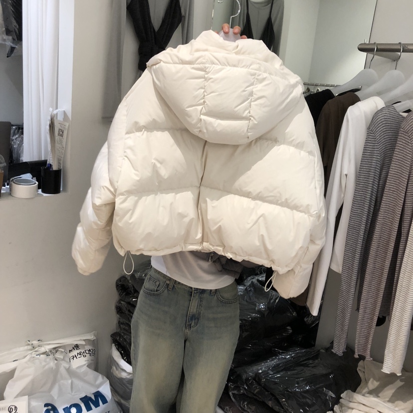 AUBE東大門㊣直郵女裝新款職業休閑推薦25秋冬短款羽絨服鴨絨AUBE短款羽絨服