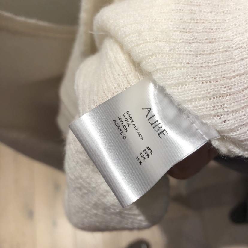 AUBE韓國直郵㊣女裝新品推薦時尚職業人氣熱賣25秋冬針織衫羊駝AUBE針織衫