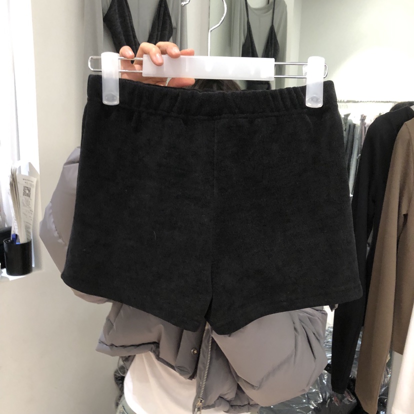 AUBE韓國直郵㊣女裝新品人氣休閑時尚熱賣25秋冬職業短褲加絨AUBE短褲