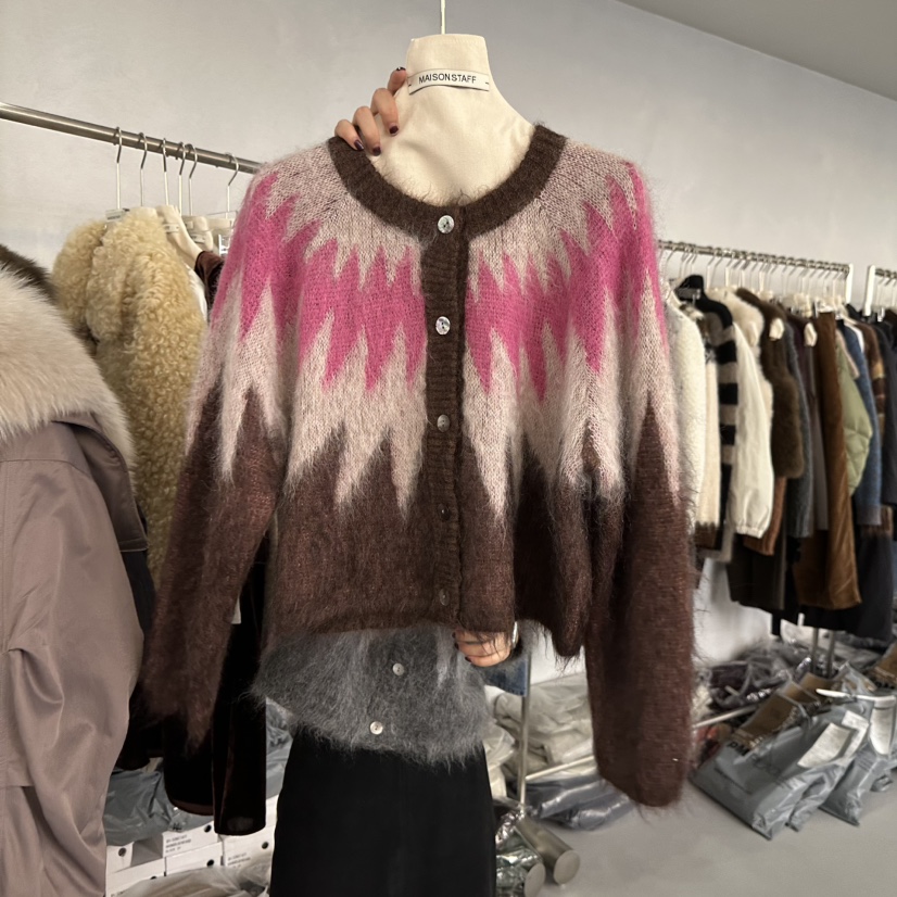 DOUBLE STANDARD/LE SMOKING/MAISONSTAFF韓國代購㊣女士新款人氣毛衣MAISONSTAFF毛衣圖色1