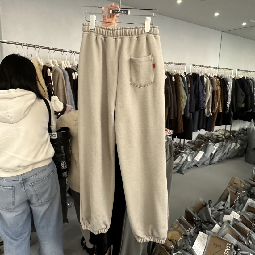 DOUBLE STANDARD/LE SMOKING/MAISONSTAFF東大門㊣直郵女裝新品25秋冬休閑褲MAISONSTAFF休閑褲