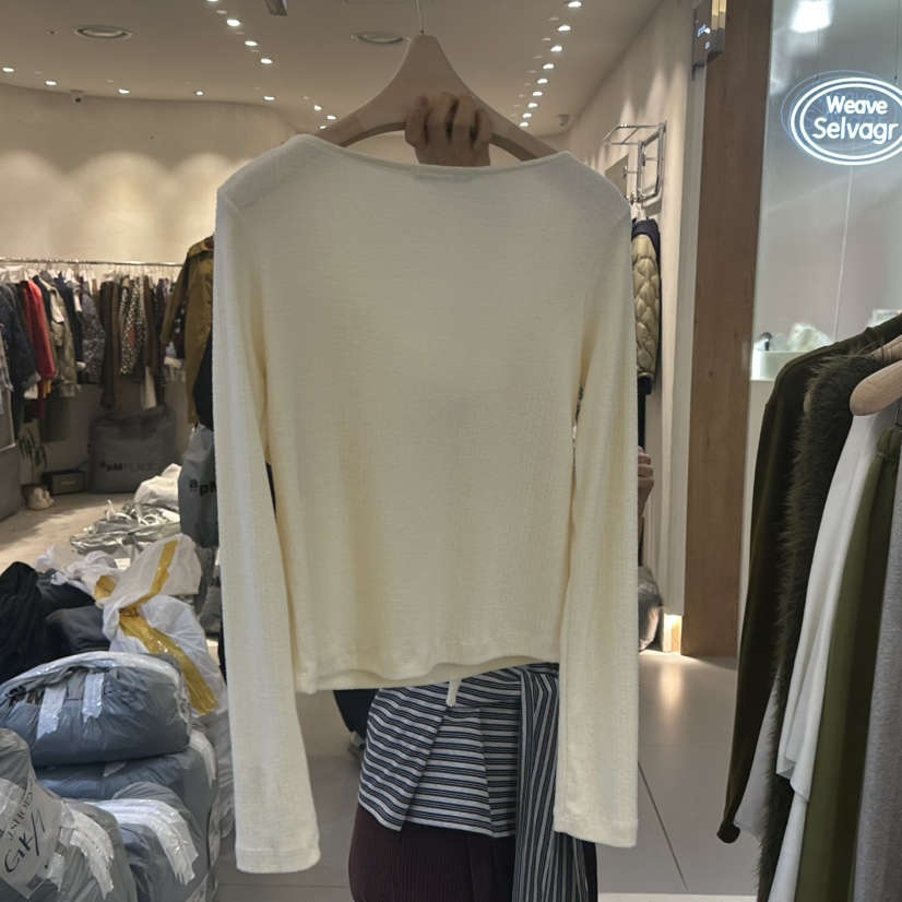 RENDER韓國代購㊣女士新品推薦時尚人氣職業休閑25秋冬長袖T恤RENDER長袖T恤