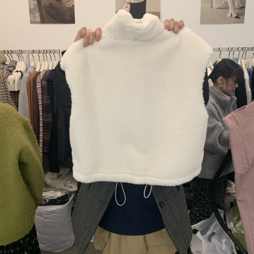 SALONDEMAG韓國直郵㊣女士新款推薦職業人氣25秋冬馬甲皮草SALONDEMAG馬甲