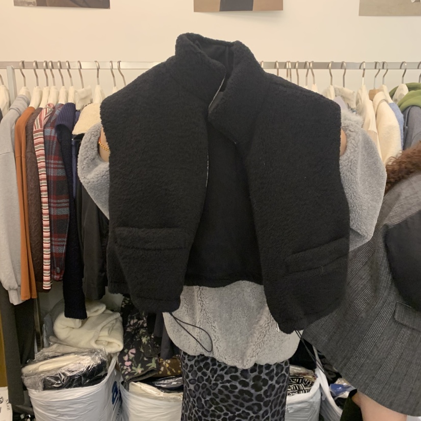 SALONDEMAG韓國直郵㊣女士新款推薦職業人氣25秋冬馬甲皮草SALONDEMAG馬甲圖色2