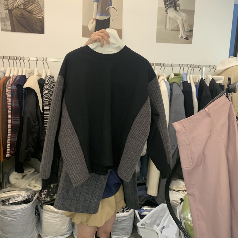 SALONDEMAG韓國直郵㊣女士新款熱賣25秋冬人氣職業休閑衛衣SALONDEMAG衛衣圖色1