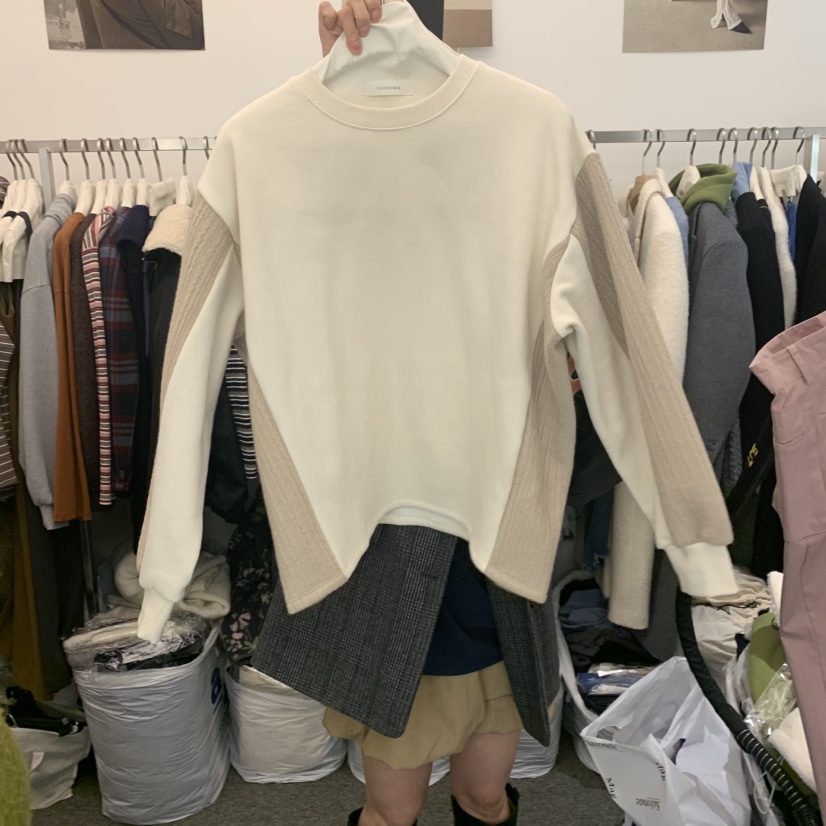 SALONDEMAG韓國直郵㊣女士新款熱賣25秋冬人氣職業休閑衛衣SALONDEMAG衛衣圖色3