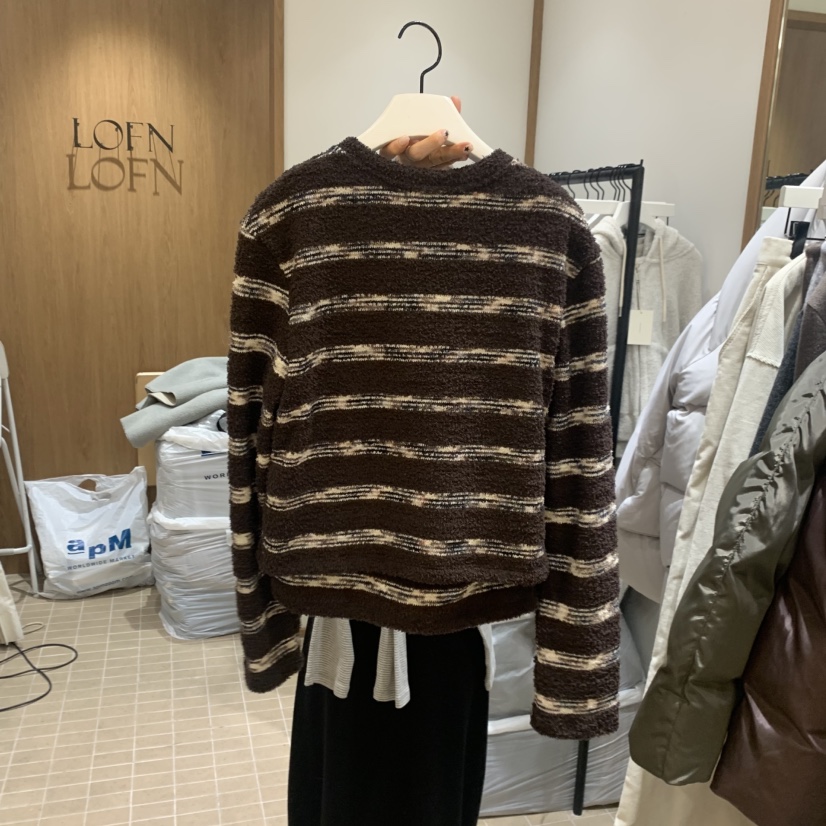 LOFN東大門㊣實拍女裝新款職業人氣熱賣推薦25秋冬時尚針織衫LOFN針織衫