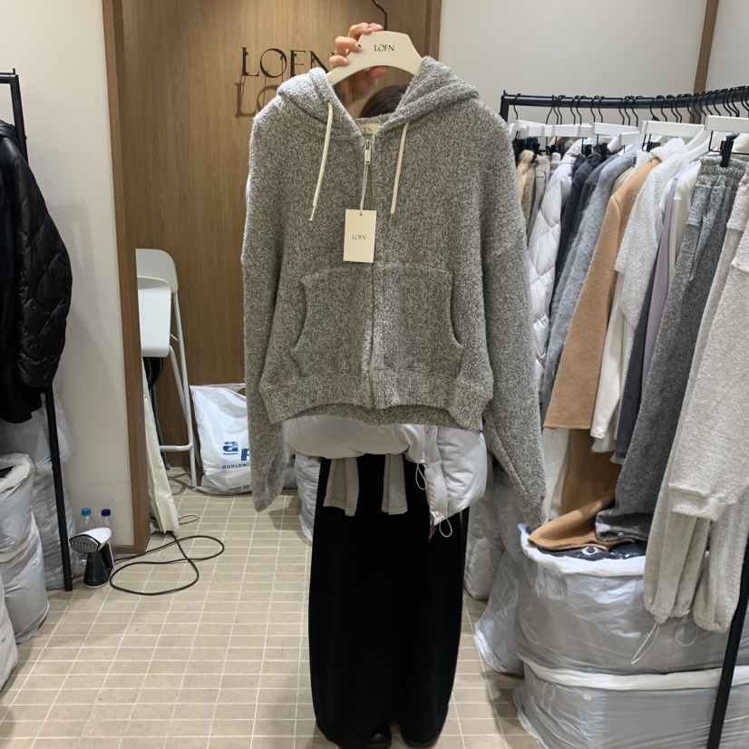 LOFN東大門㊣代購女裝新款25秋冬人氣熱賣休閑時尚職業針織衫LOFN針織衫圖色2