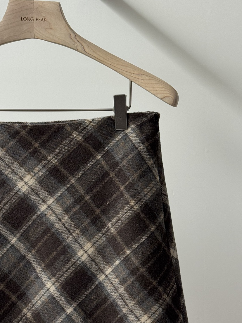 LONG PEAK韓國直郵㊣女士新款職業人氣休閑25秋冬半身裙中短裙LONG PEAK半身裙/中短裙