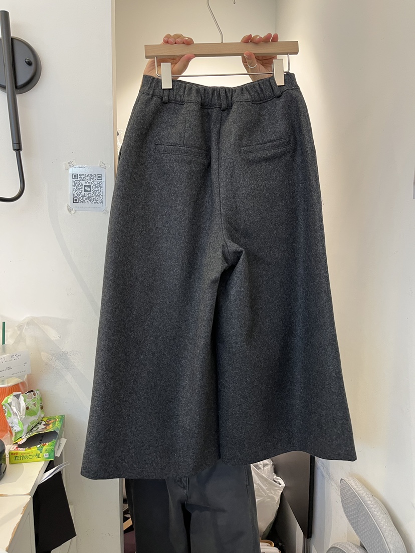 OUVIR韓國代購㊣女士新品人氣時尚休閑職業熱賣推薦休閑褲羊毛O.V.R/OUVIR休閑褲