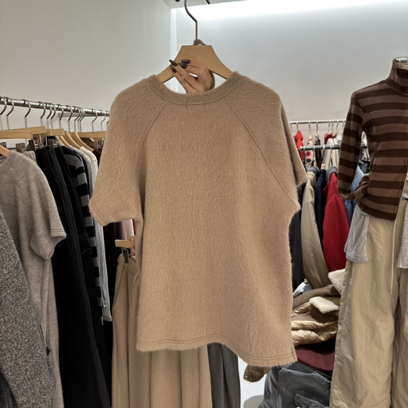 BAGUETTE-P韓國代購㊣女士新款人氣時尚25秋冬推薦T恤含腰繩BAGUETTE-PT恤