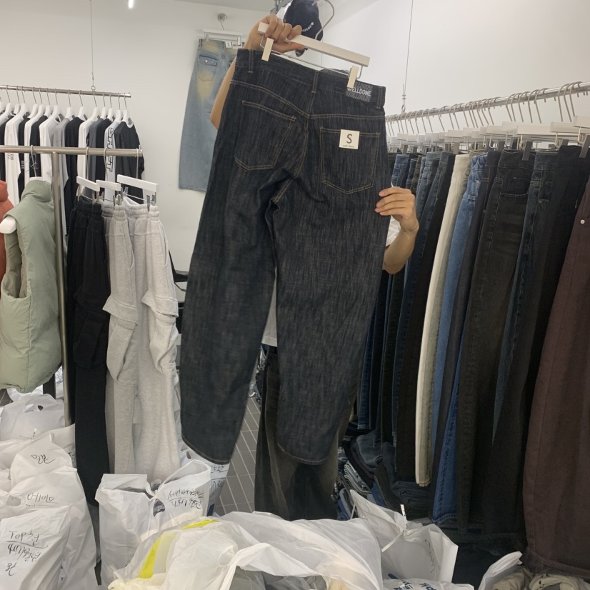 WELLDONEMINED東大門㊣直郵女裝新品人氣熱賣25秋冬時尚牛仔褲WELLDONEMINED牛仔褲