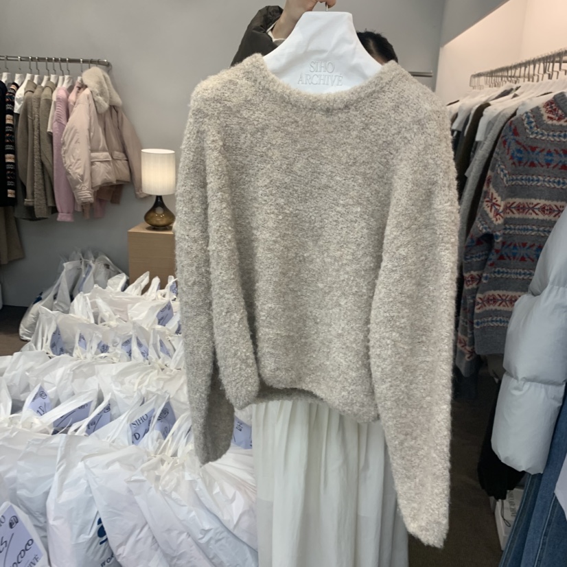 SIHO ARCHIVE韓國代購㊣女裝新品25秋冬休閑熱賣人氣推薦毛衣SIHO ARCHIVE毛衣圖色1