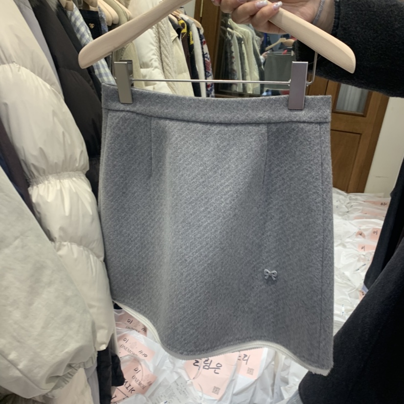 ONE MONE東大門㊣直郵女士新品人氣25秋冬職業休閑熱賣短裙ONE MONE短裙圖色1