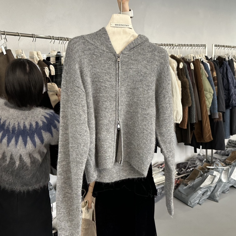 DOUBLE STANDARD/LE SMOKING/MAISONSTAFF東大門㊣實拍女裝新品推薦針織衫羊駝MAISONSTAFF針織衫圖色2