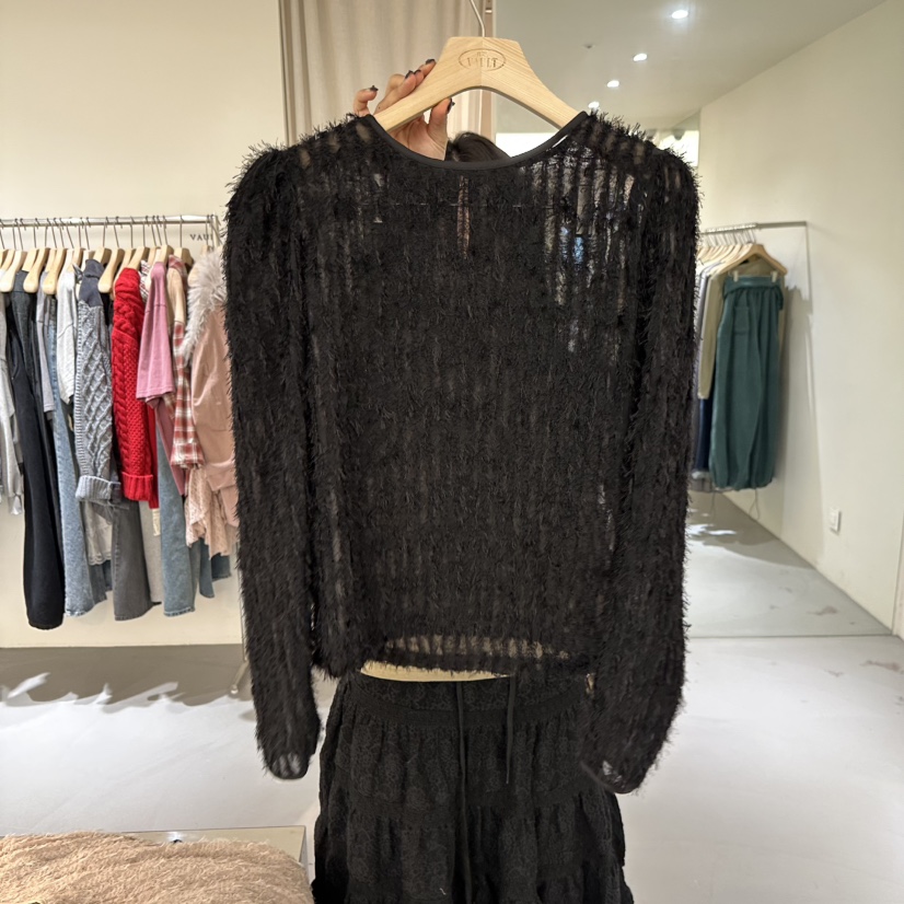 VAULT東大門㊣代購女士新品25秋冬人氣熱賣時尚職業襯衫蕾絲衫VAULT襯衫/蕾絲衫圖色2