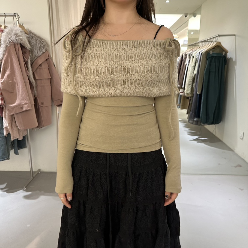 VAULT東大門㊣直郵女裝新款職業休閑時尚推薦人氣25秋冬長袖T恤VAULT長袖T恤圖色2