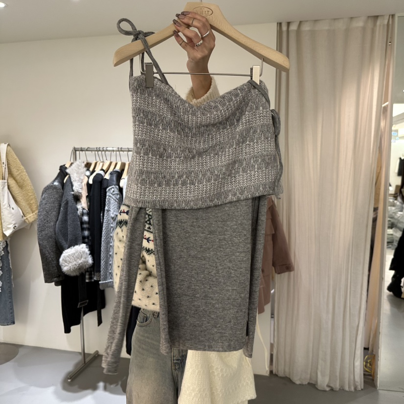 VAULT東大門㊣直郵女裝新款職業休閑時尚推薦人氣25秋冬長袖T恤VAULT長袖T恤圖色3