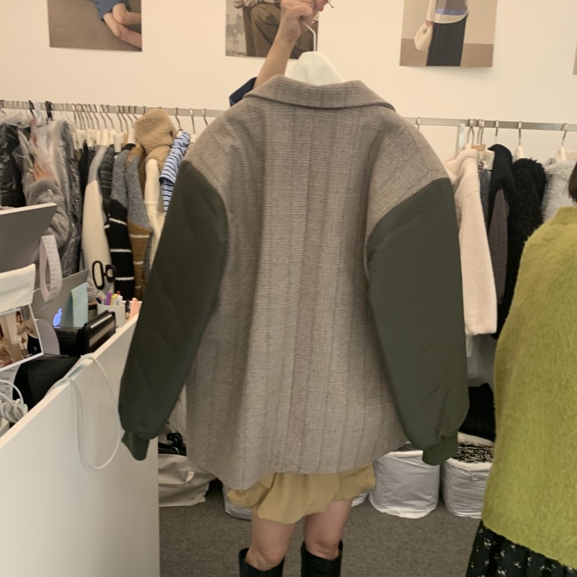 SALONDEMAG韓國代購㊣女士新品推薦職業25秋冬時尚休閑夾克SALONDEMAG夾克