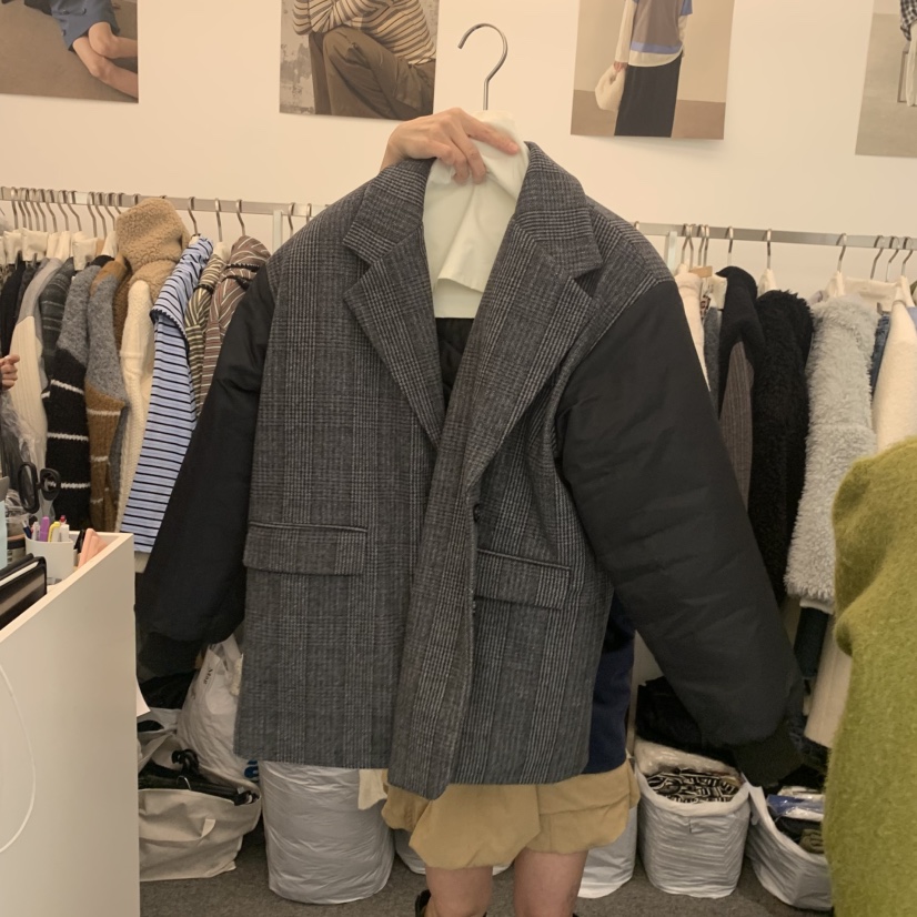 SALONDEMAG韓國代購㊣女士新品推薦職業25秋冬時尚休閑夾克SALONDEMAG夾克圖色2