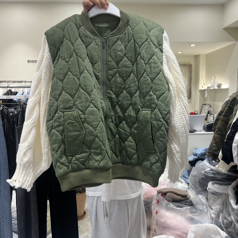 ENDOLPHIN韓國直郵㊣女士新品25秋冬熱賣職業人氣休閑夾克夾棉ENDOLPHIN夾克圖色1