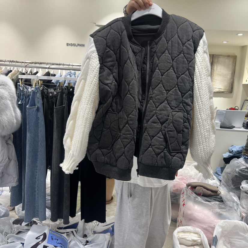 ENDOLPHIN韓國直郵㊣女士新品25秋冬熱賣職業人氣休閑夾克夾棉ENDOLPHIN夾克圖色2