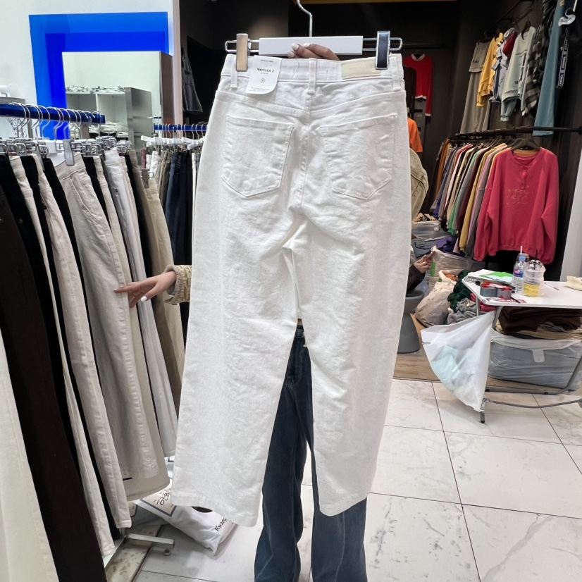 VANILLA J韓國直郵㊣女士新款人氣25秋冬推薦職業時尚牛仔褲VANILLA J牛仔褲