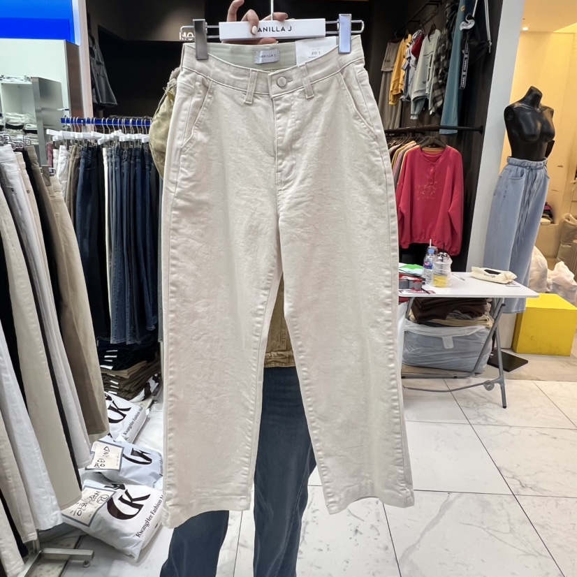 VANILLA J韓國直郵㊣女士新款人氣25秋冬推薦職業時尚牛仔褲VANILLA J牛仔褲圖色2
