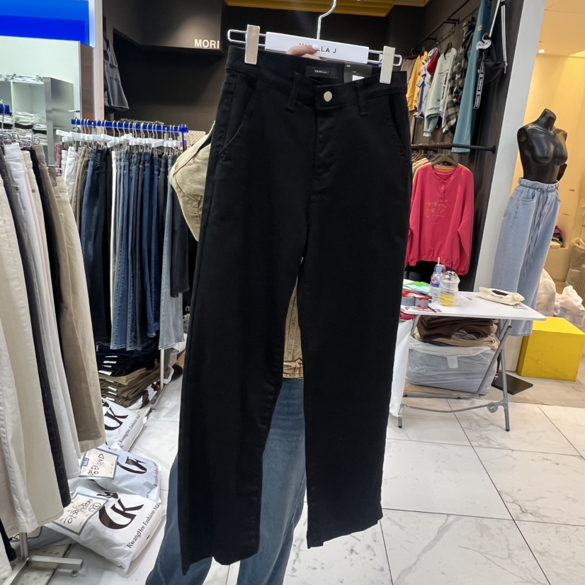 VANILLA J韓國直郵㊣女士新款人氣25秋冬推薦職業時尚牛仔褲VANILLA J牛仔褲圖色3