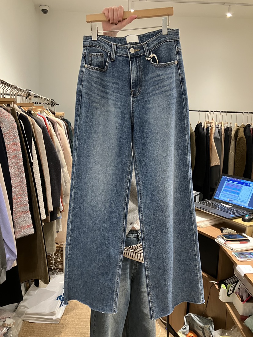 LMT（SAND LIMITED）東大門㊣代購女士新款推薦休閑牛仔褲LMT/SAND LIMITED牛仔褲圖色1