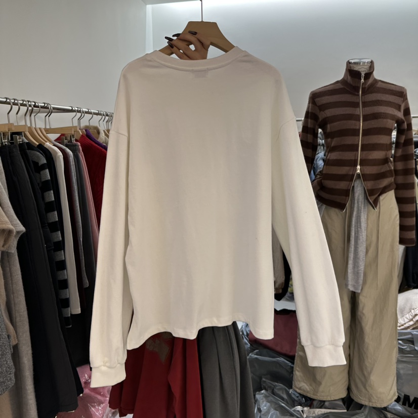 BAGUETTE-P韓國直郵㊣女士新款熱賣休閑時尚人氣職業長袖T恤BAGUETTE-P長袖T恤