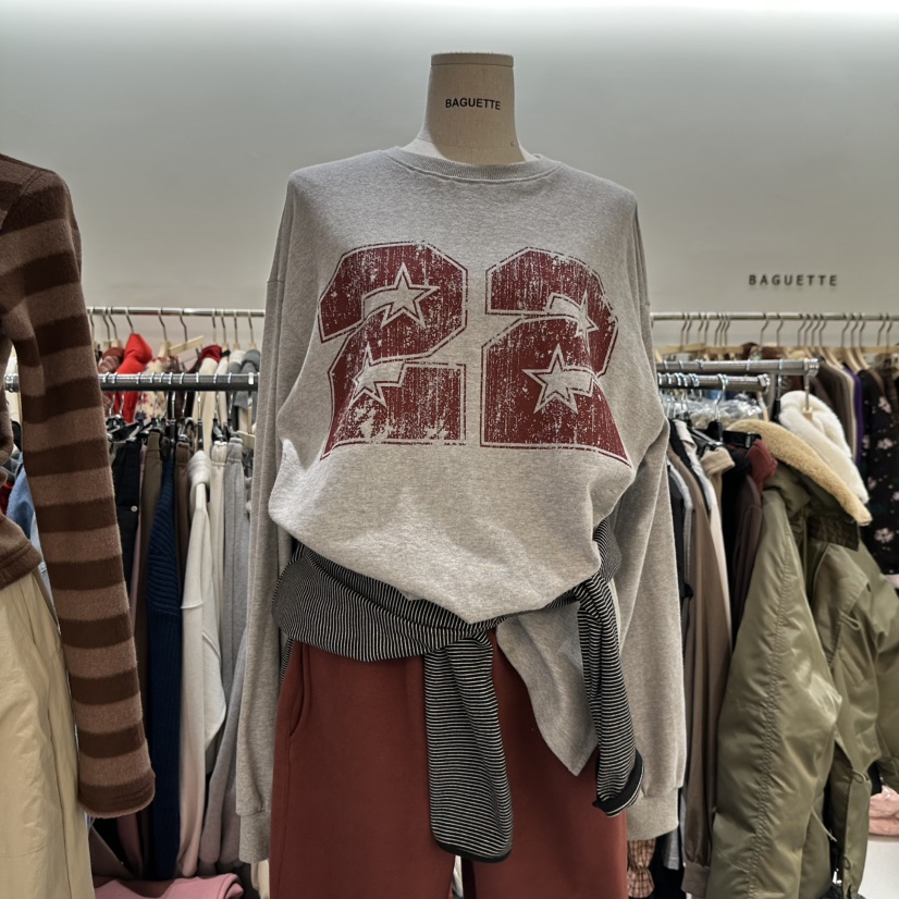 BAGUETTE-P韓國直郵㊣女士新款熱賣休閑時尚人氣職業長袖T恤BAGUETTE-P長袖T恤圖色3