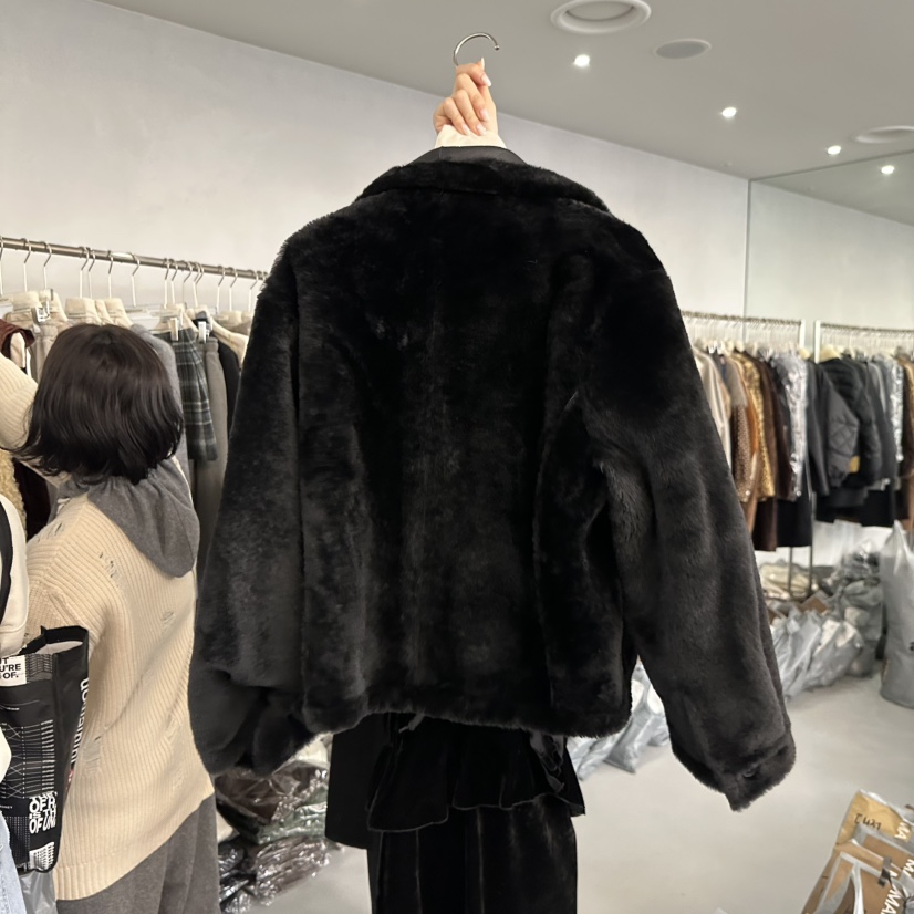 DOUBLE STANDARD/LE SMOKING/MAISONSTAFF東大門㊣代購女裝新品人氣皮衣里外穿MAISONSTAFF皮衣