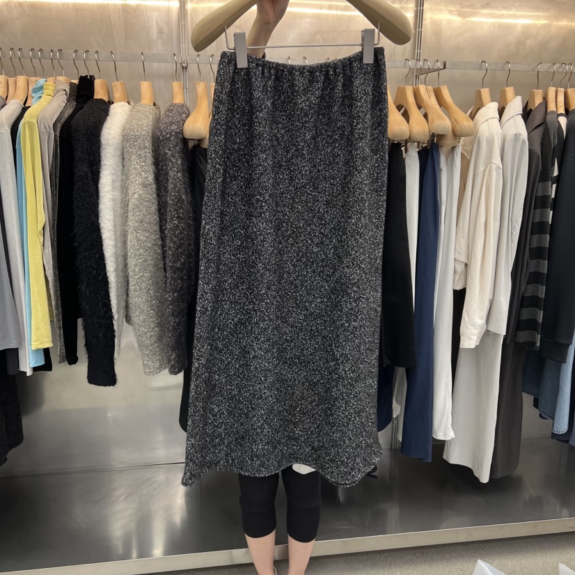 ESSENCE東大門㊣直郵女士新款推薦休閑人氣半身裙中短裙羊毛ESSENCE半身裙/中短裙