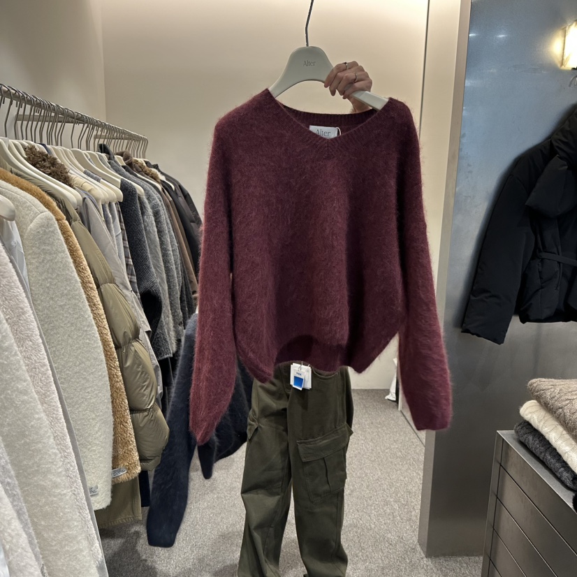 ALTER東大門㊣實拍女裝新款休閑推薦時尚職業熱賣針織衫羊毛Alter針織衫圖色2
