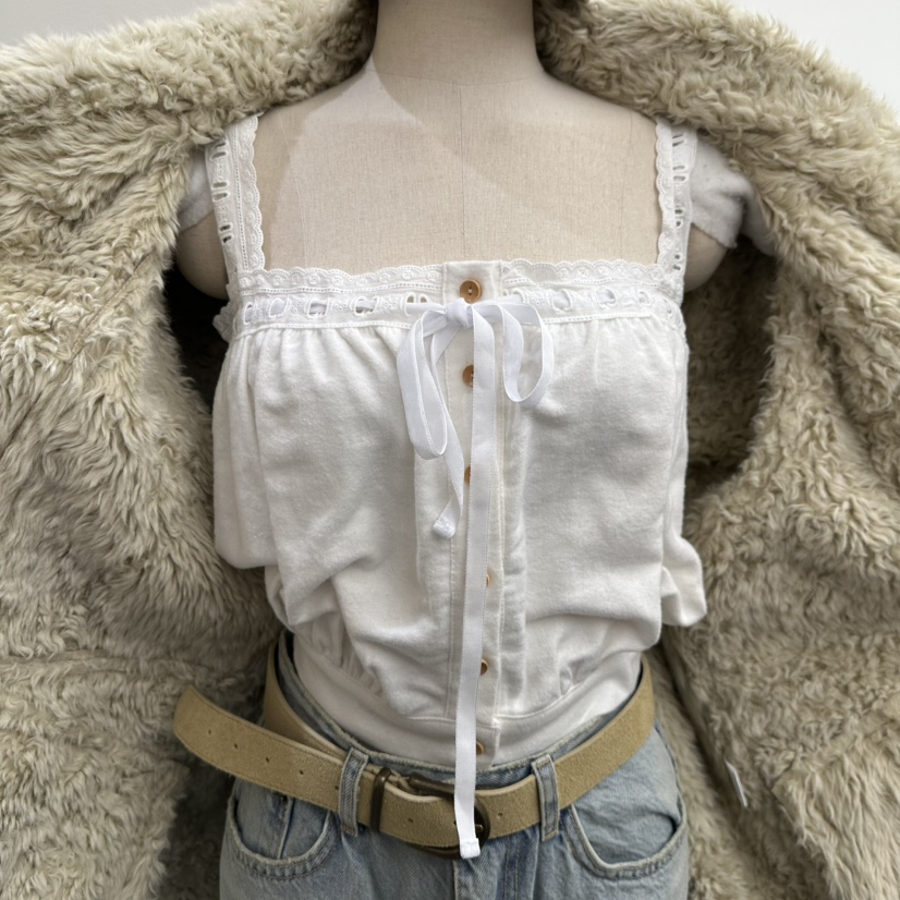 VAULT東大門㊣直郵女士新款時尚職業休閑熱賣吊帶背心可愛的VAULT吊帶/背心圖色1