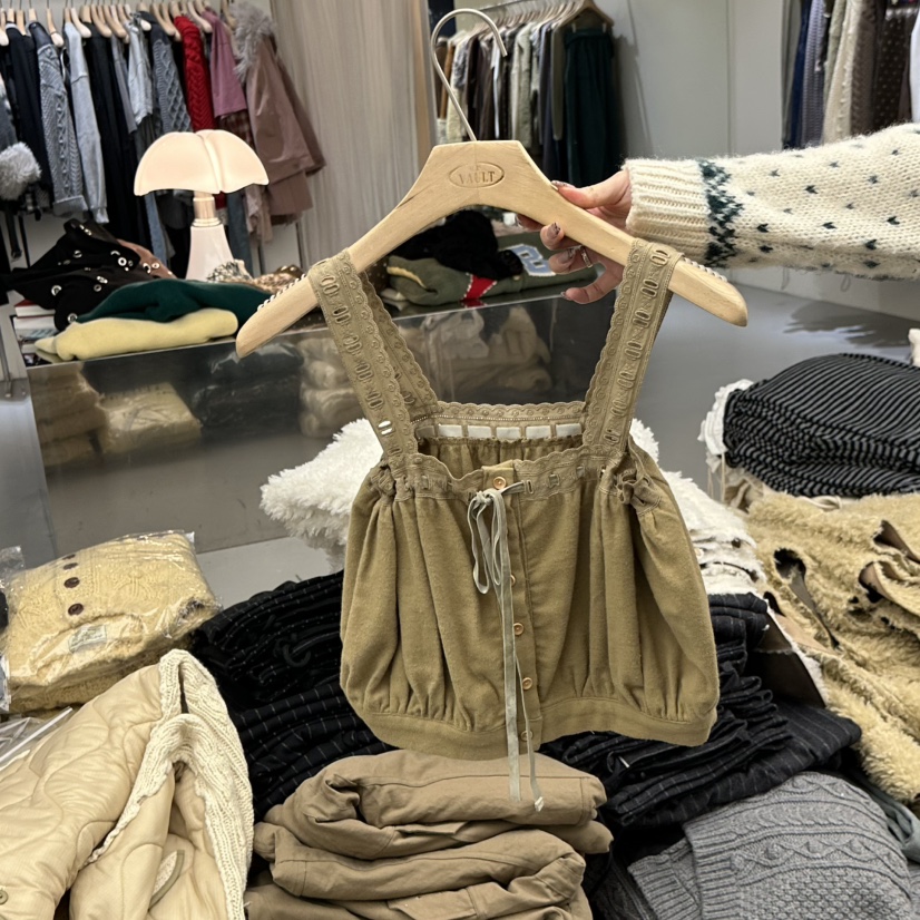 VAULT東大門㊣直郵女士新款時尚職業休閑熱賣吊帶背心可愛的VAULT吊帶/背心圖色2