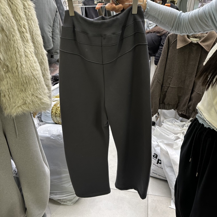 UOOV東大門㊣代購女裝新款熱賣時尚人氣休閑職業休閑褲加絨UOOV休閑褲