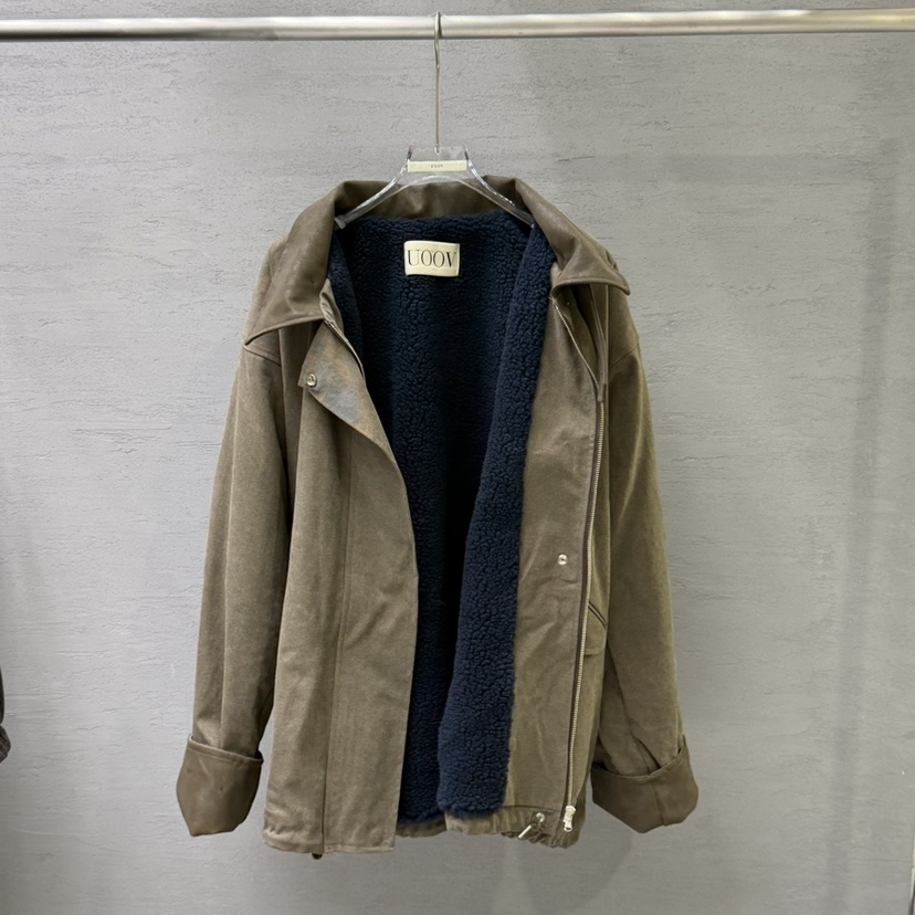 UOOV東大門㊣代購女士新品休閑時尚人氣25秋冬職業熱賣夾克UOOV夾克