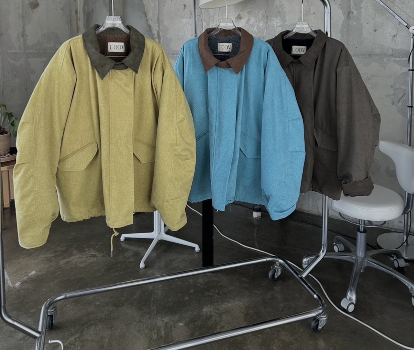 UOOV東大門㊣代購女士新品休閑時尚人氣25秋冬職業熱賣夾克UOOV夾克