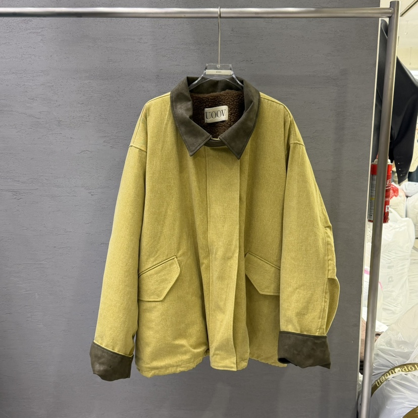 UOOV東大門㊣代購女士新品休閑時尚人氣25秋冬職業熱賣夾克UOOV夾克圖色1
