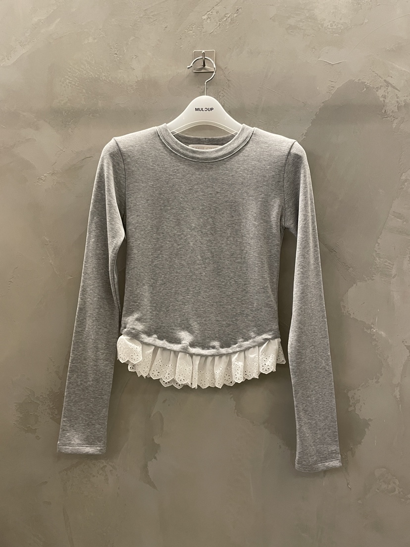 MULCUP東大門㊣代購女裝新款休閑職業25秋冬人氣推薦長袖T恤MULCUP長袖T恤圖色2