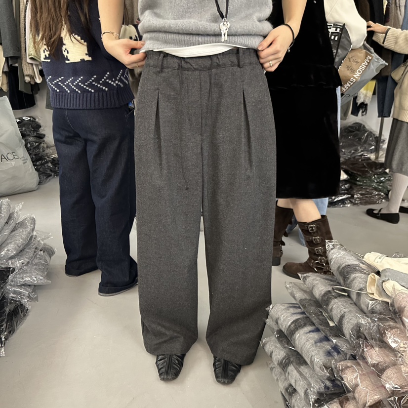 DOUBLE STANDARD/LE SMOKING/MAISONSTAFF東大門㊣代購女士新品職業休閑褲MAISONSTAFF休閑褲圖色1