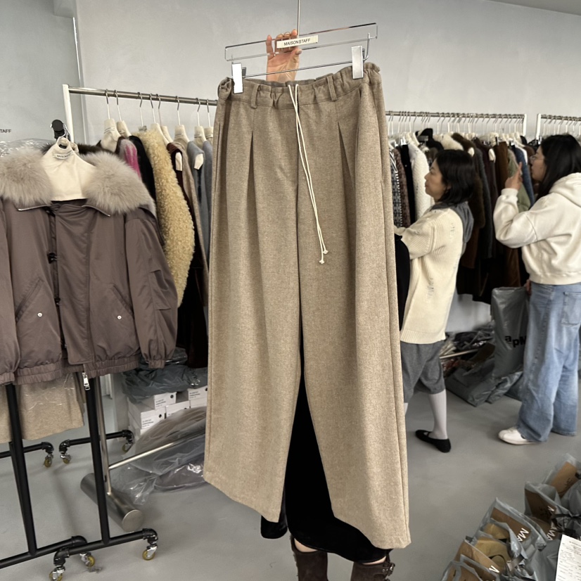 DOUBLE STANDARD/LE SMOKING/MAISONSTAFF東大門㊣代購女士新品職業休閑褲MAISONSTAFF休閑褲圖色2