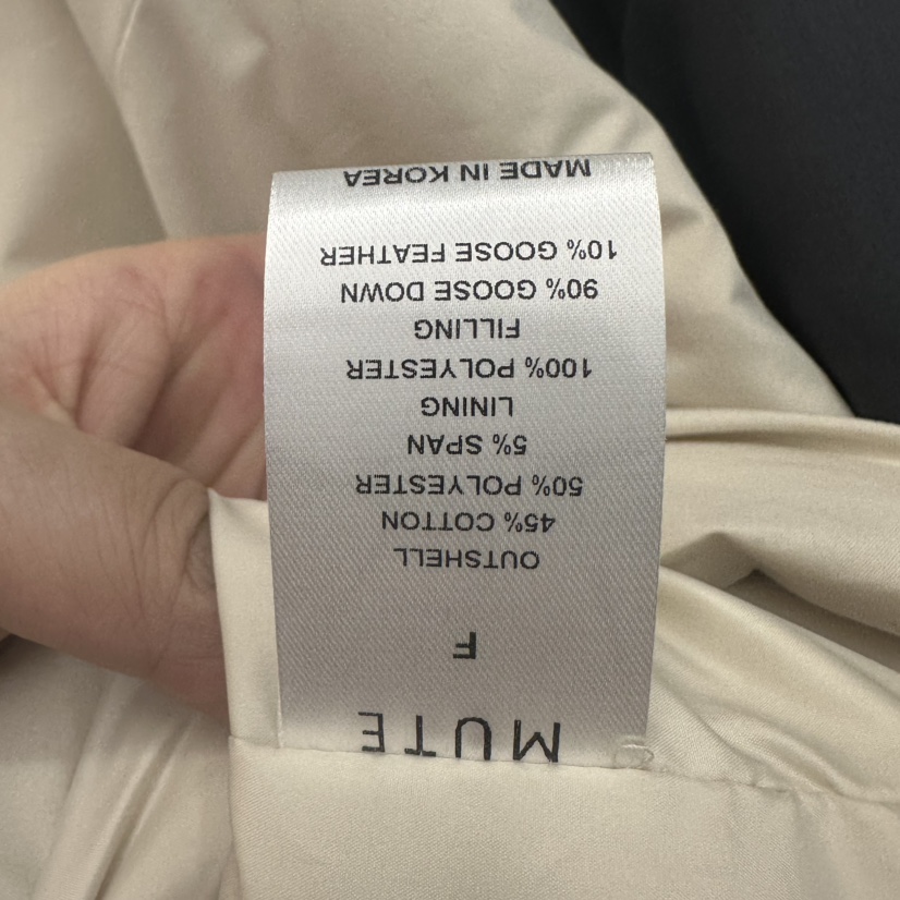 MUTE-P東大門㊣代購女士新品人氣休閑推薦時尚長款羽絨服鵝絨MUTE長款羽絨服