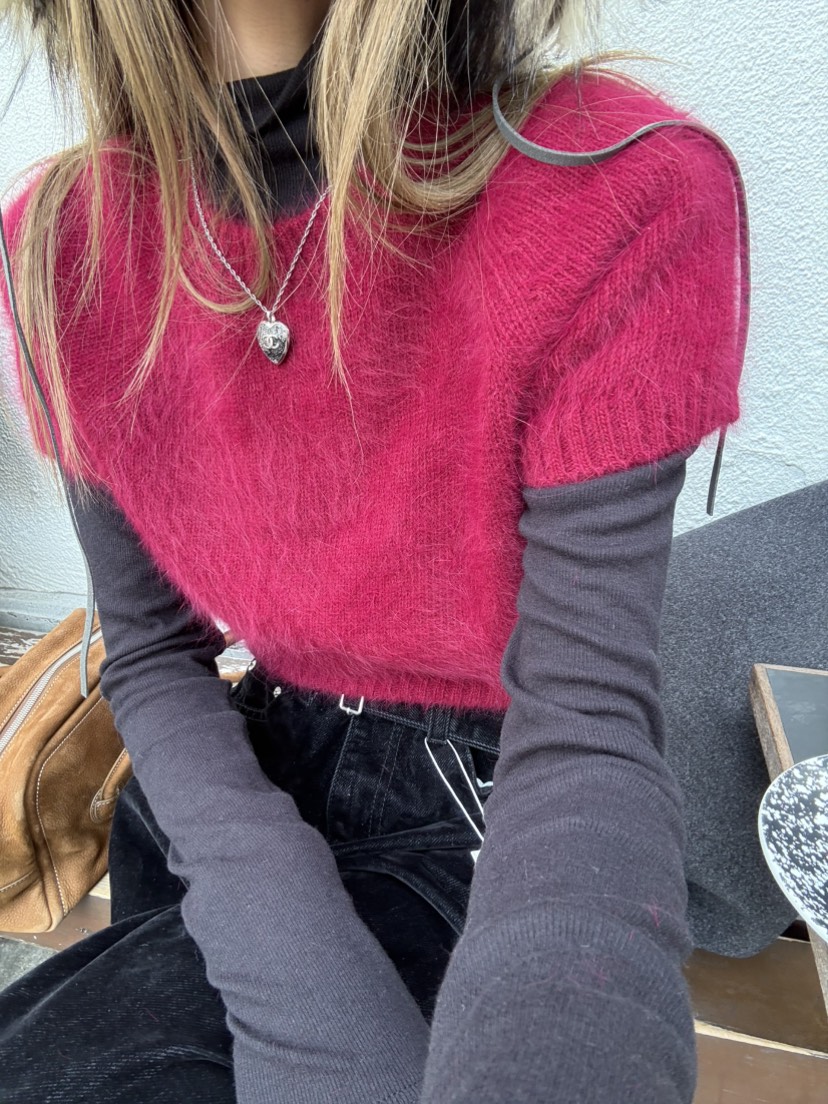 ZEROZERO韓國代購㊣女士新款熱賣職業針織衫不含內搭安哥拉ZEROZERO針織衫