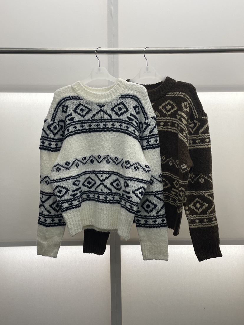 MILUI東大門㊣直郵女裝新款休閑時尚人氣25秋冬推薦職業毛衣MILUI毛衣